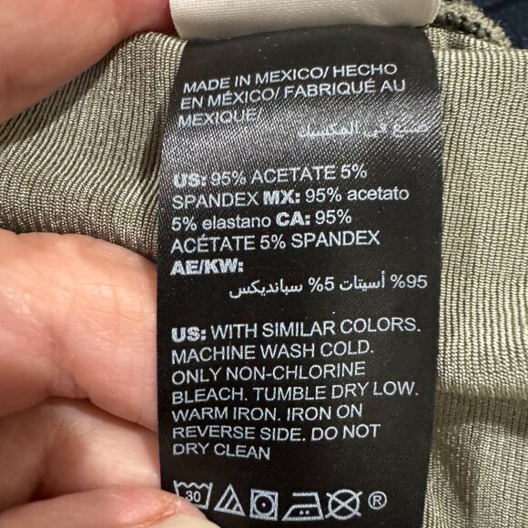 Chico’s Travelers Pants Olive 3R (XL) Pull-On Straight Leg - Picture 7 of 7